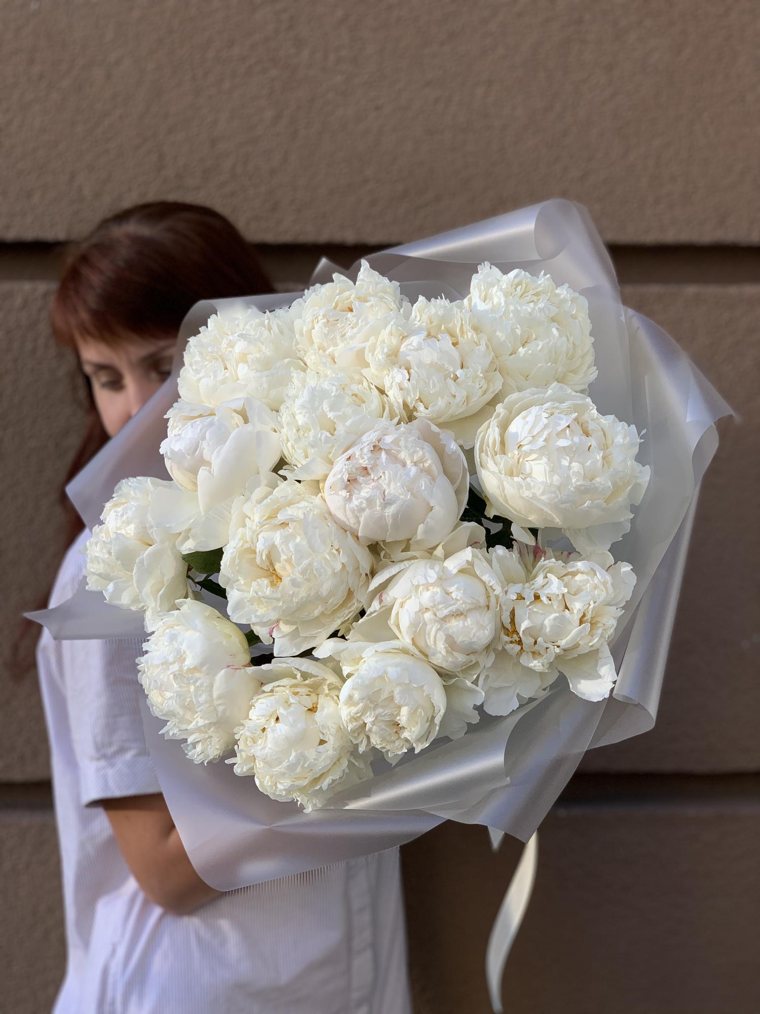 Монобукет из пионов Premium