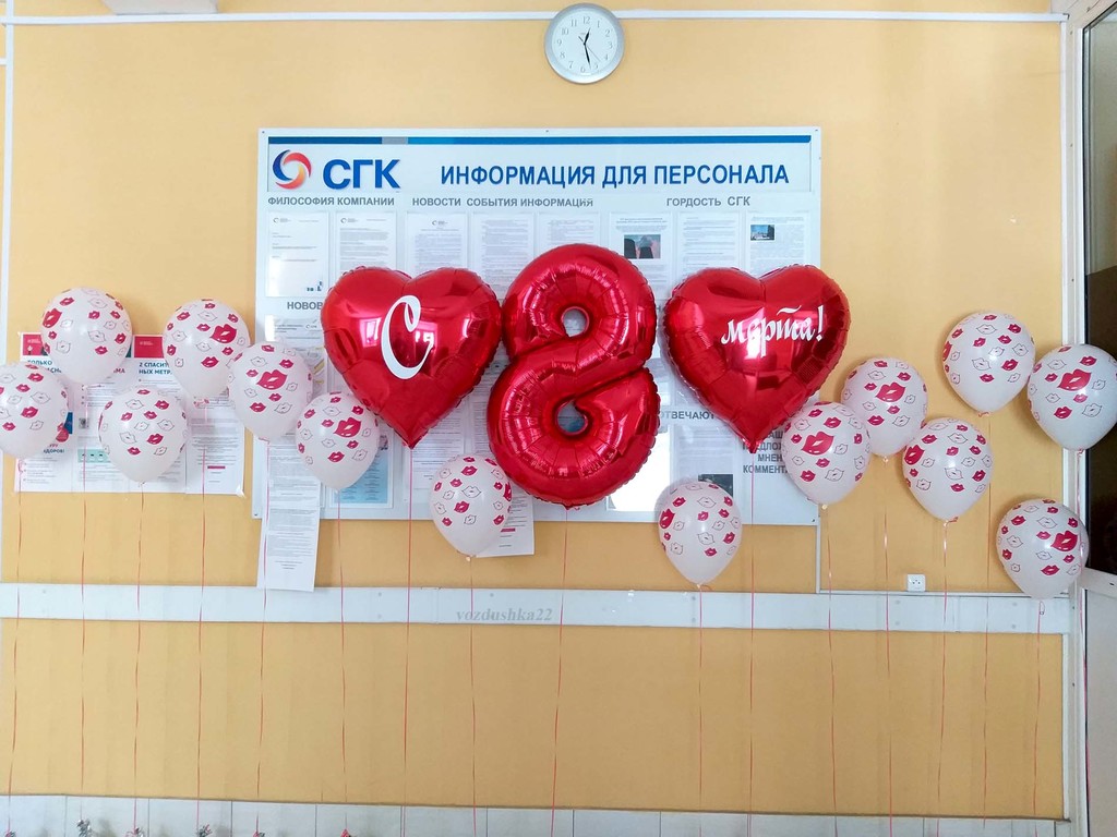 оформление шарами