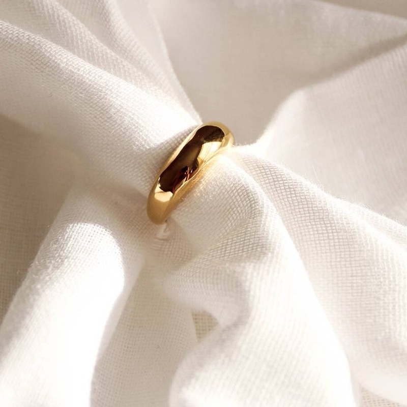 Кольцо регулируемое золочёное Adjustable Ring Gold