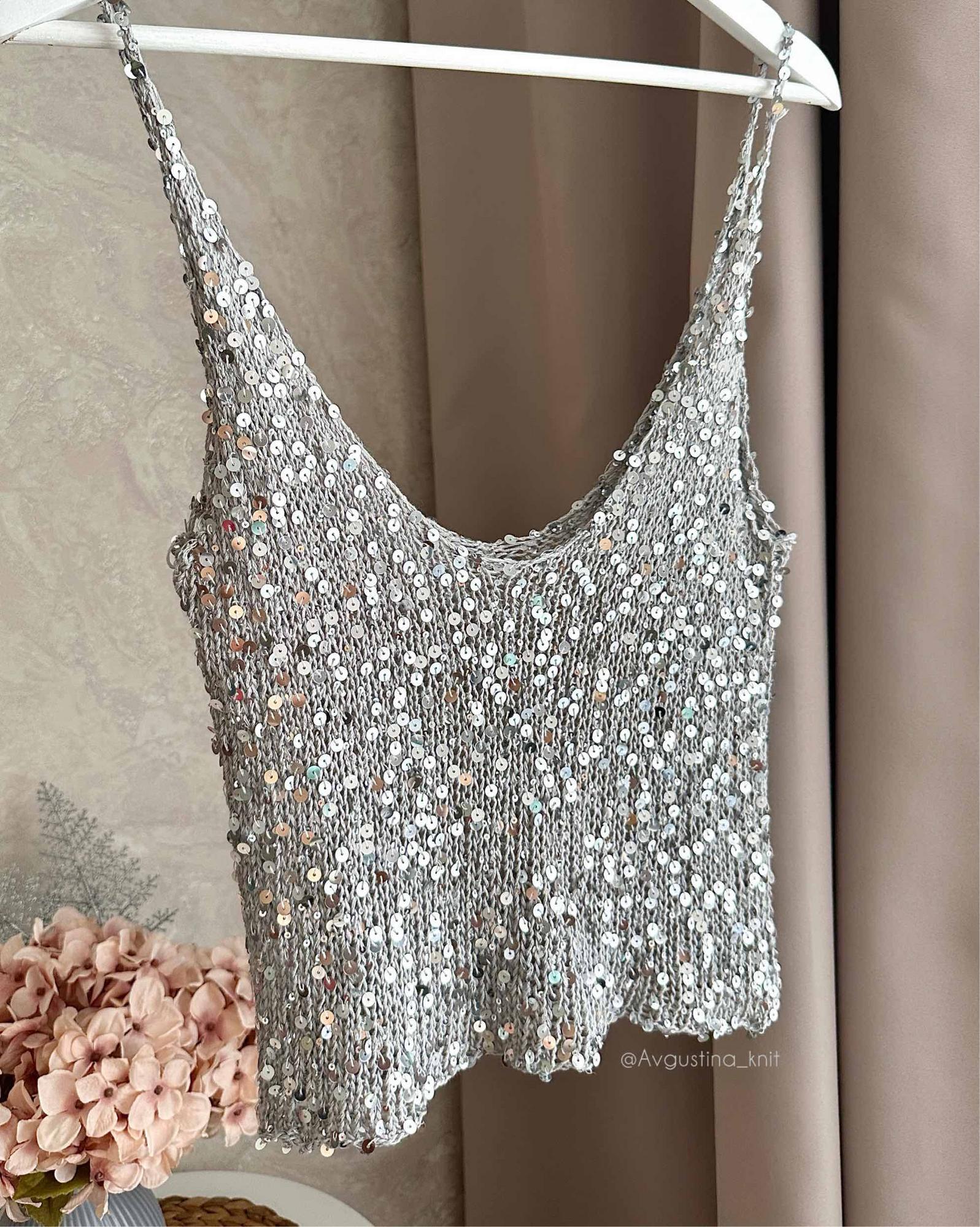 МК Топ с пайетками