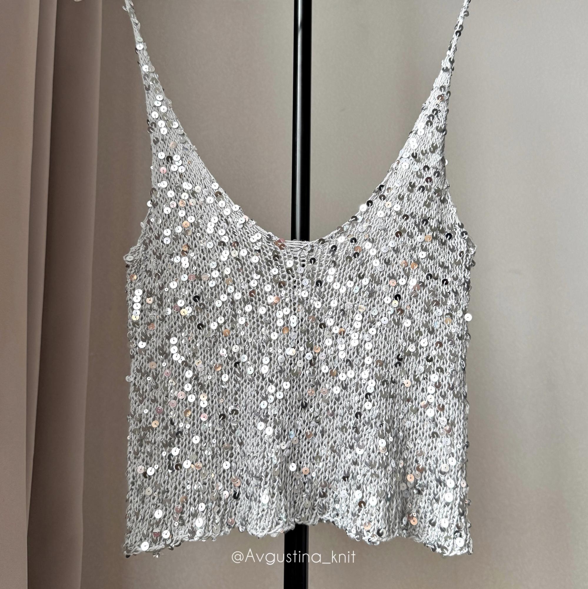 МК Топ с пайетками