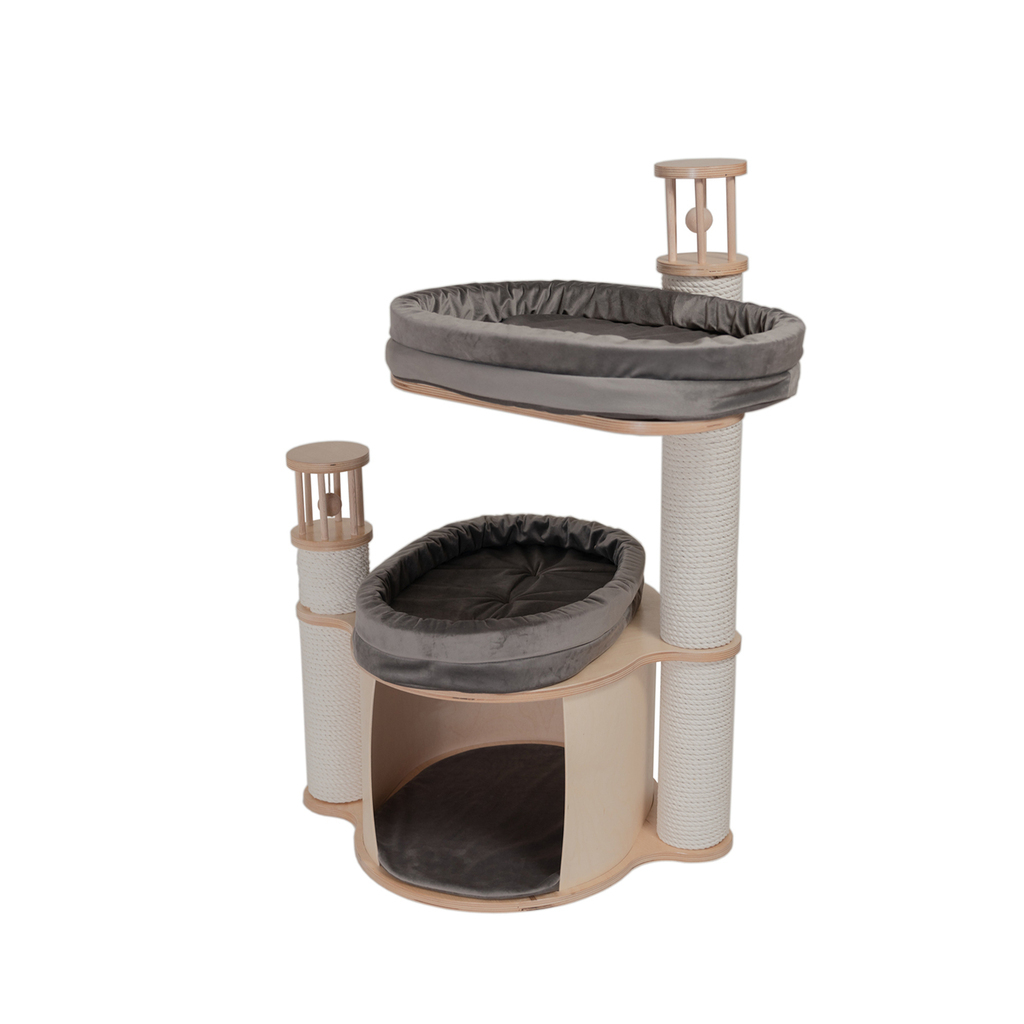 Напольный игровой комплекс для кошек 104 см