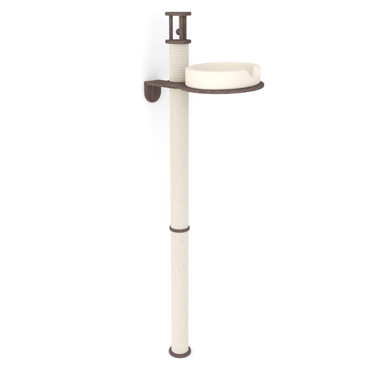 Когтеточка / столб высокий с креплением к стене для кошек (арт. KKS13)