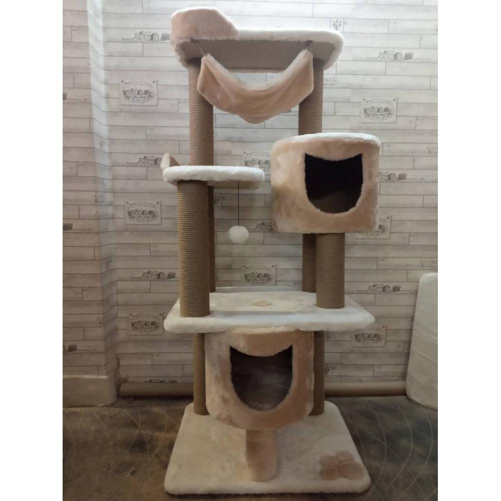 Комплекс с домиками, гамаком и игрушкой 157 см (арт. 0016)