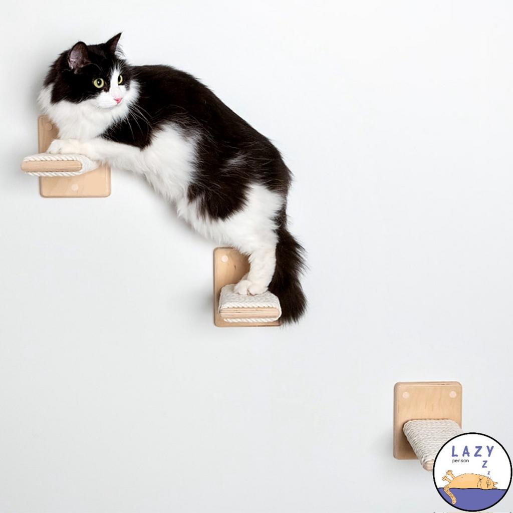 Комплект из 3х полок - ступенек для кошек с обмоткой из хлопка (арт. PSFKDN02)