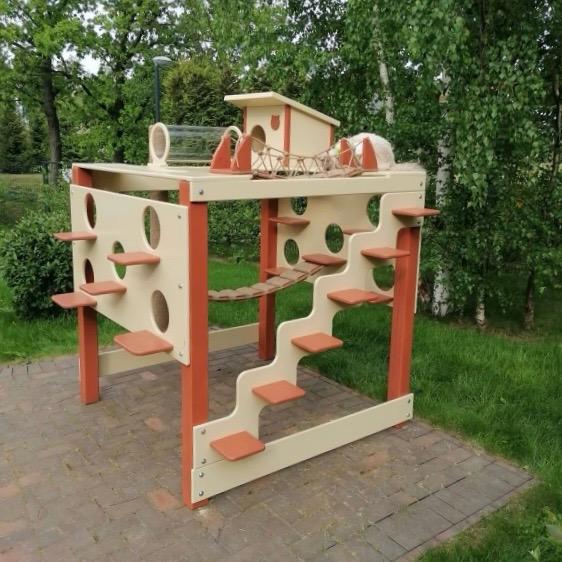 Большой уличный игровой городок для кошки или собаки (изготовим по вашим эскизам)