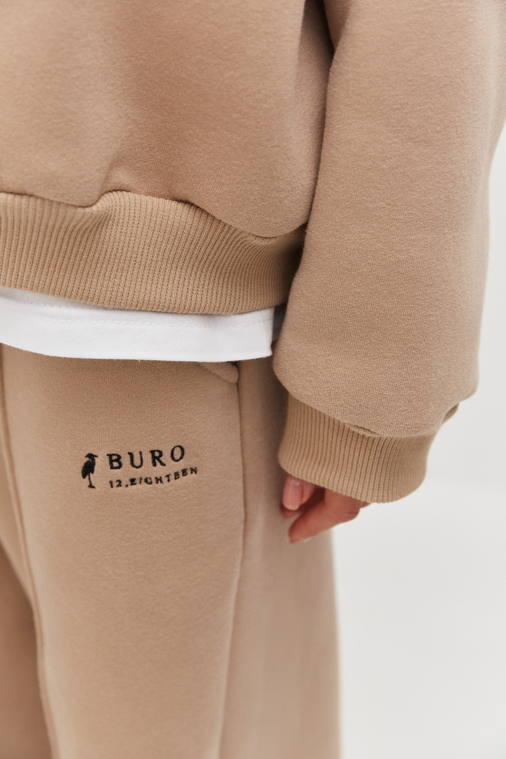 Широкие брюки с начёсом