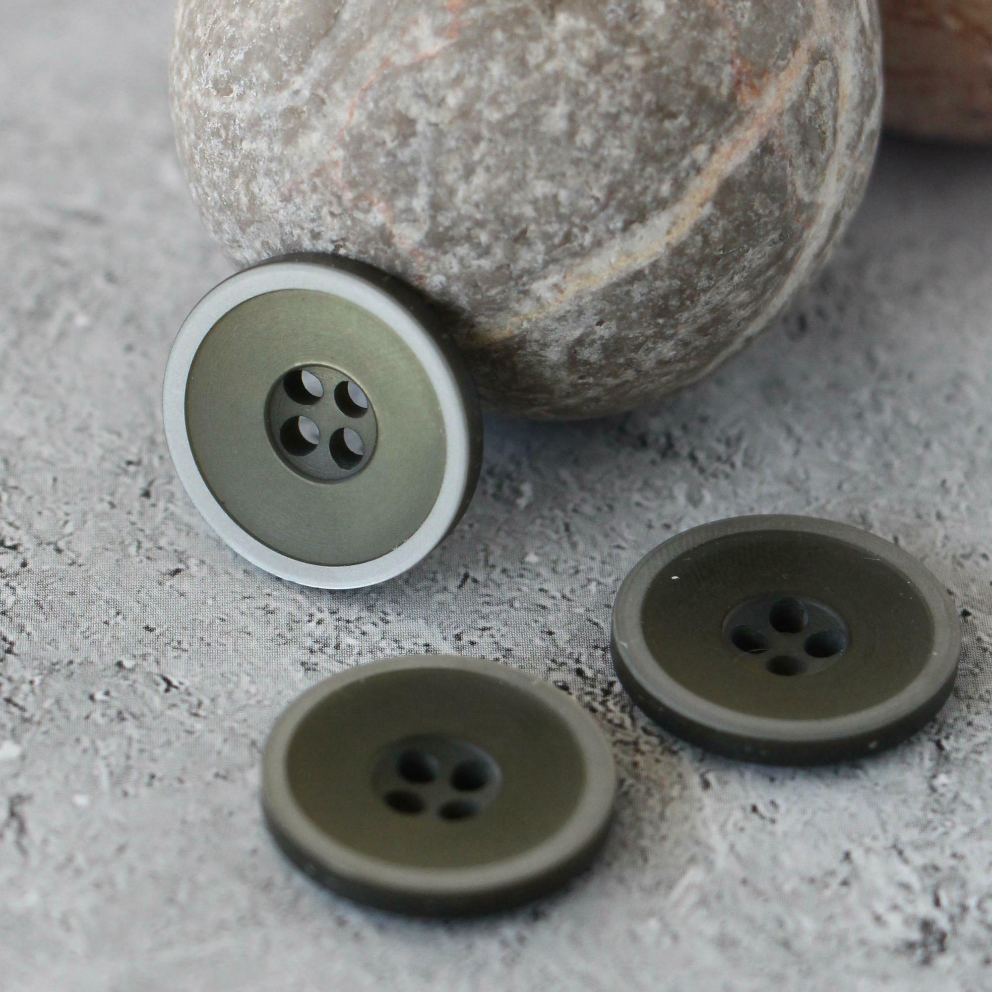 Пуговицы Elegant 20,5 мм, оливковый