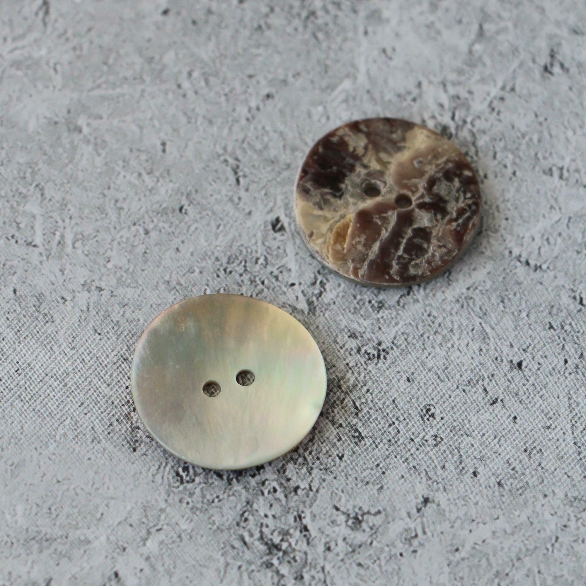 Пуговицы Sandra 23 мм, перламутр