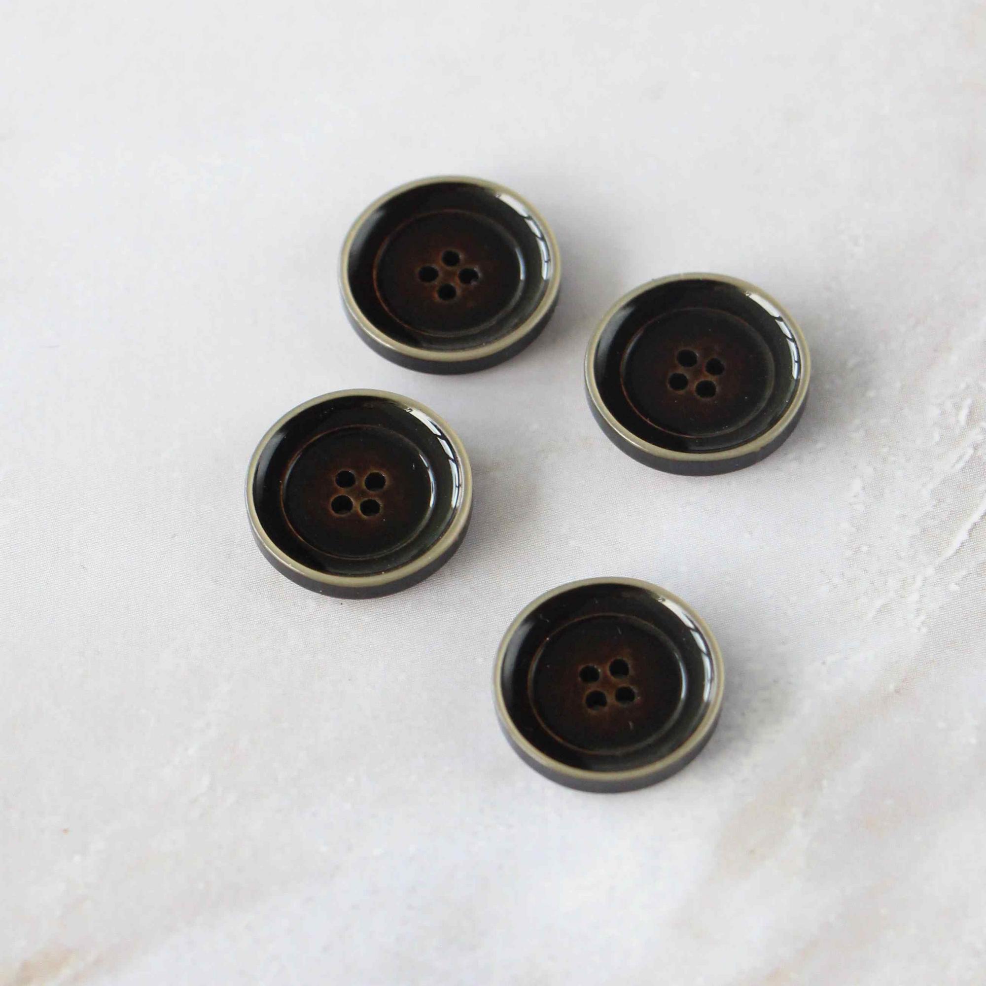 Пуговицы Шоколад, 18 мм (Elegant)