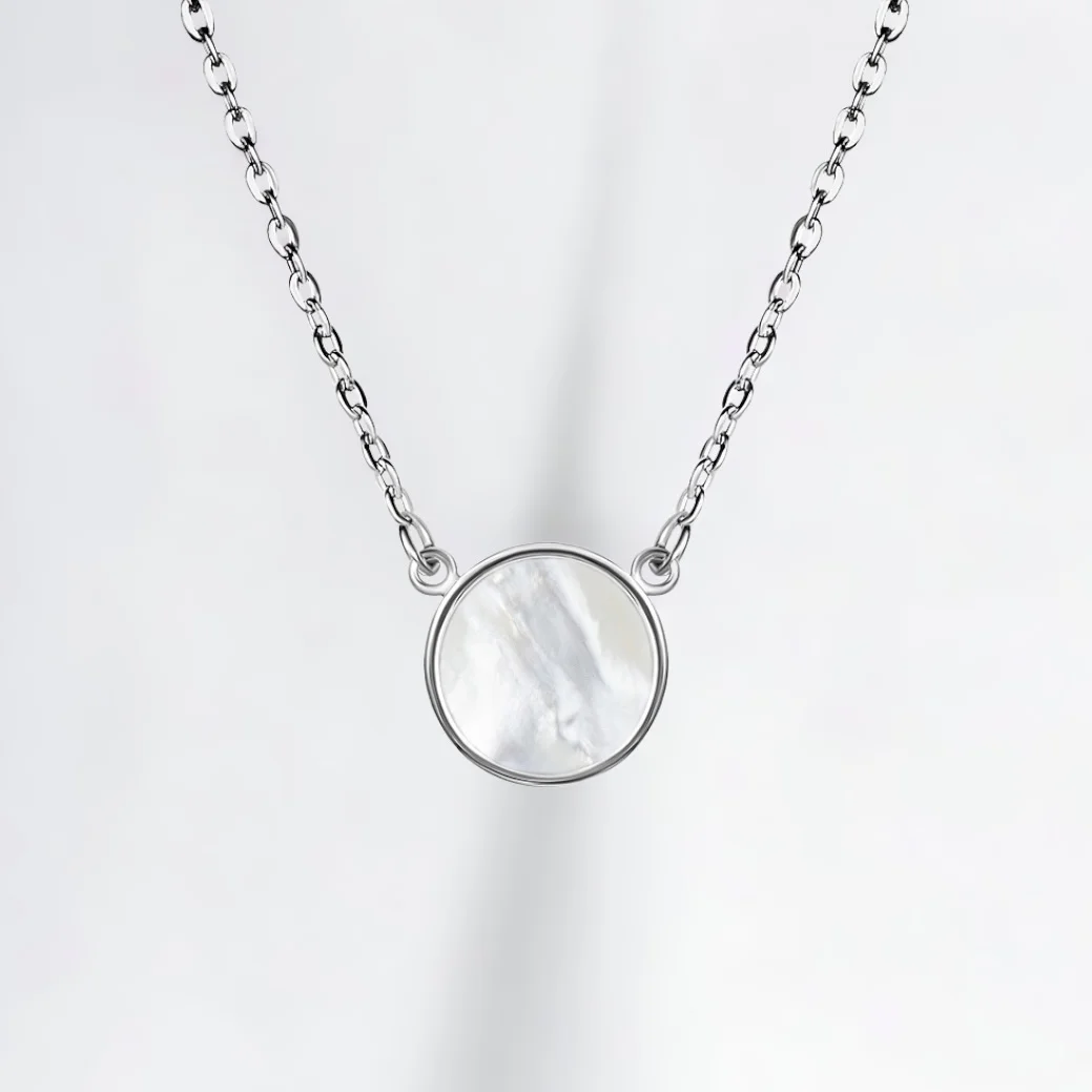 колье с перламутром 15 mm