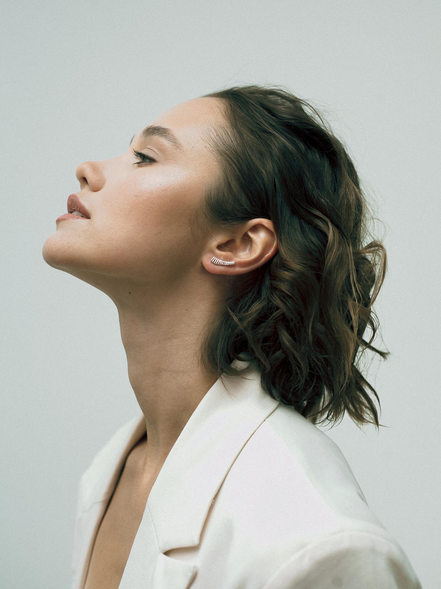 серьга-клаймбер Грани