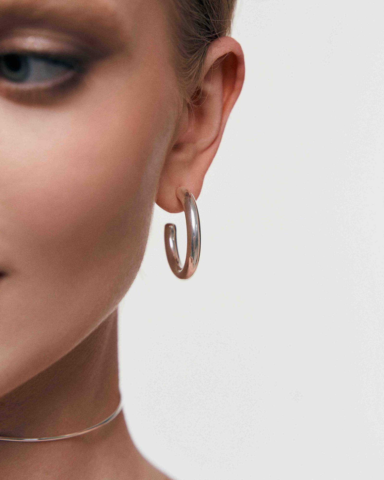 серьги Бублики большие