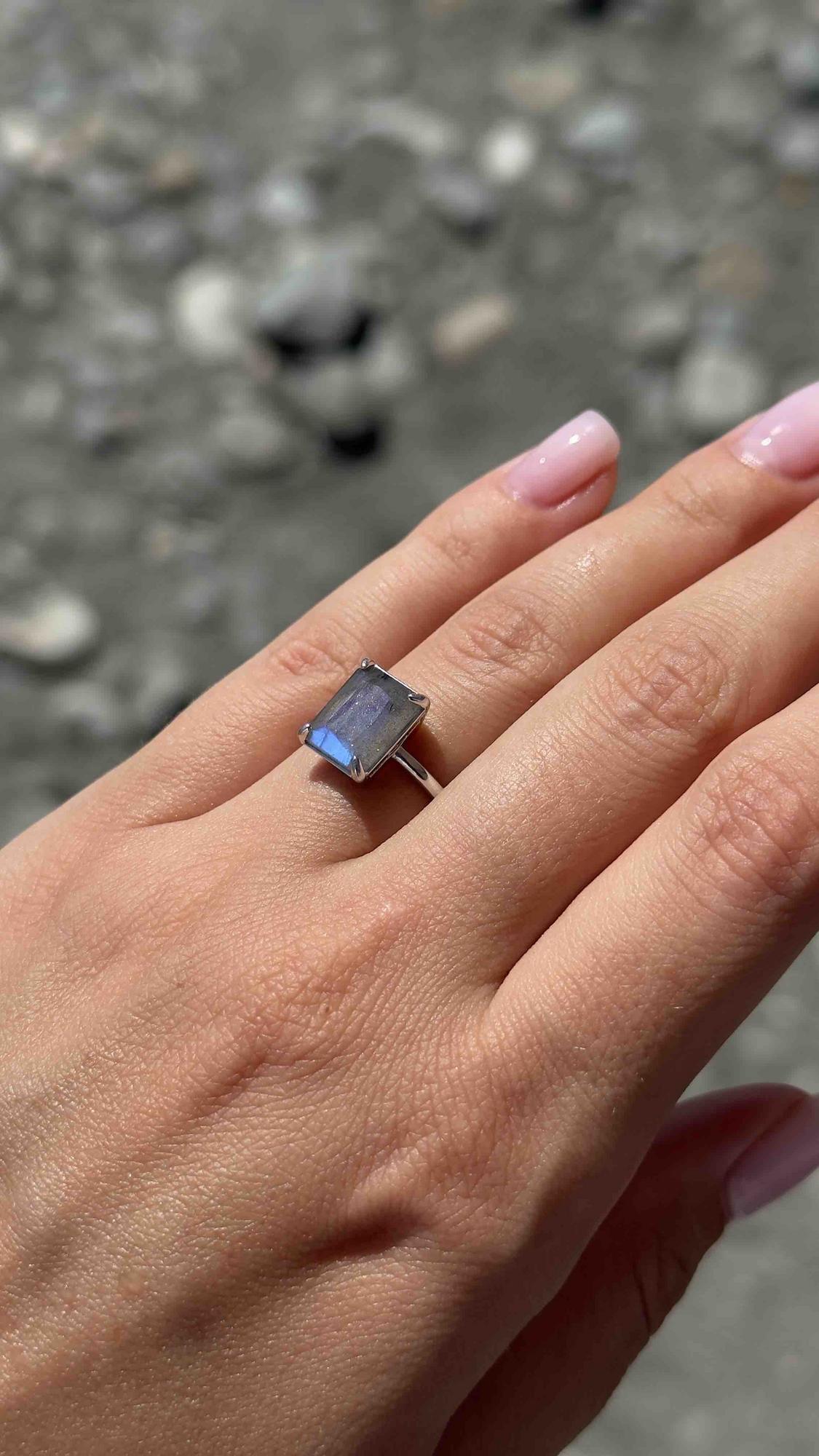 кольцо Perfect с лабрадоритом