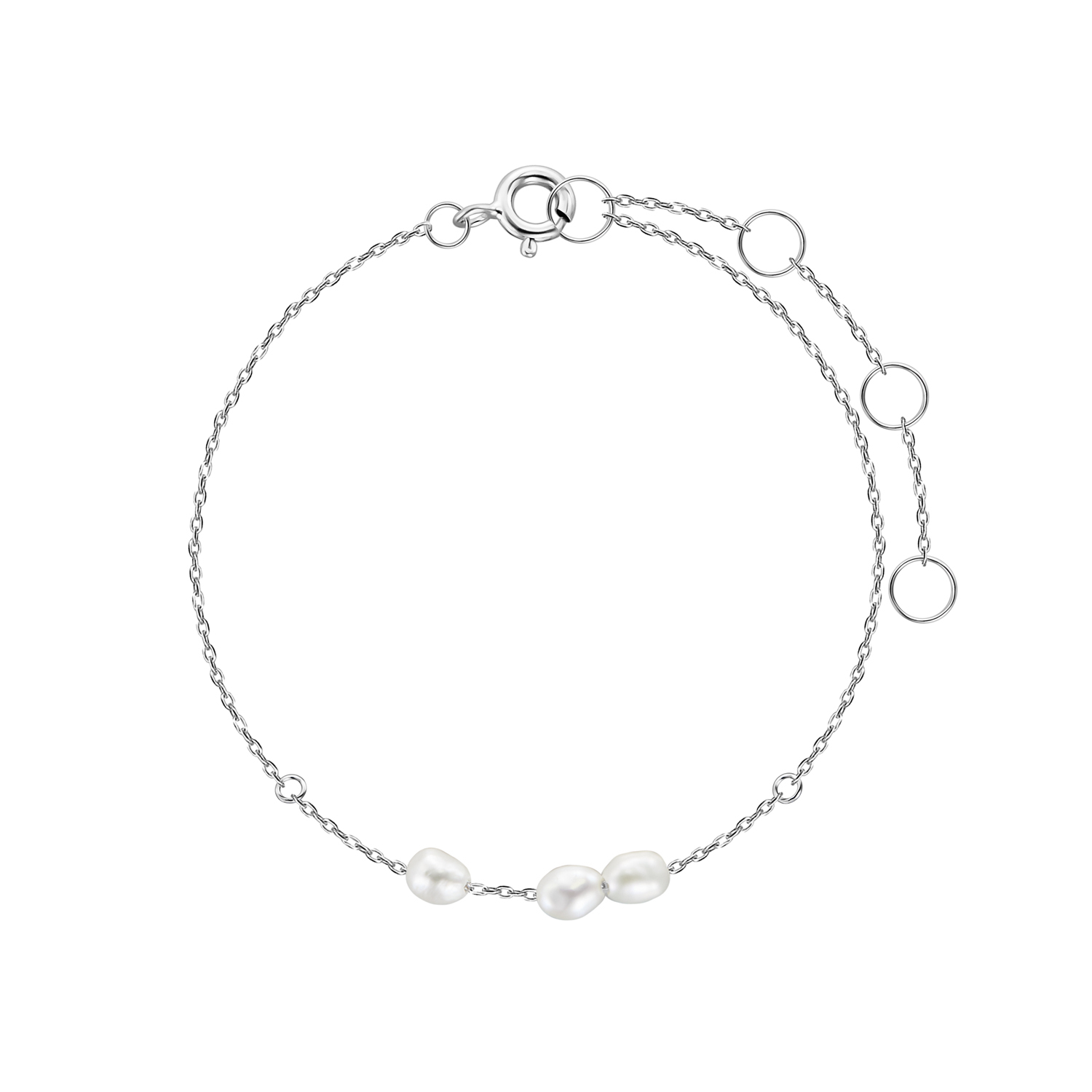 браслет с рисовым жемчугом