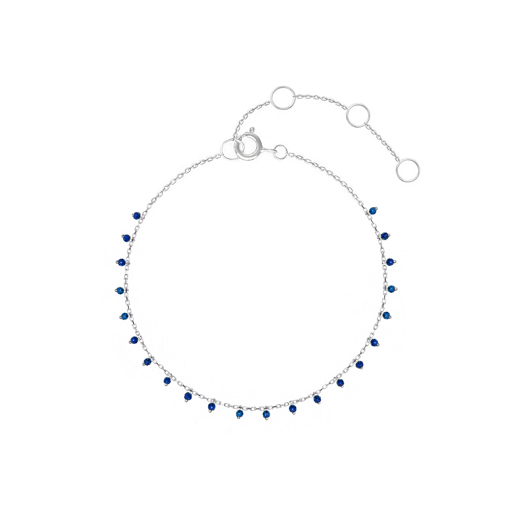 Браслет Bubbles с сапфиром