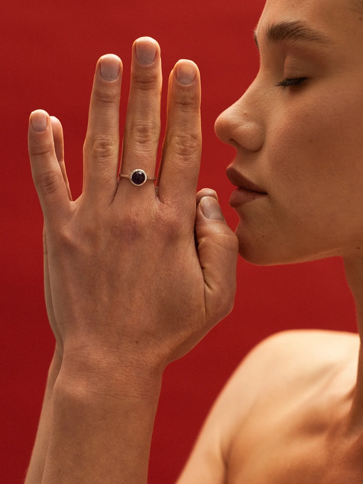 кольцо Агат