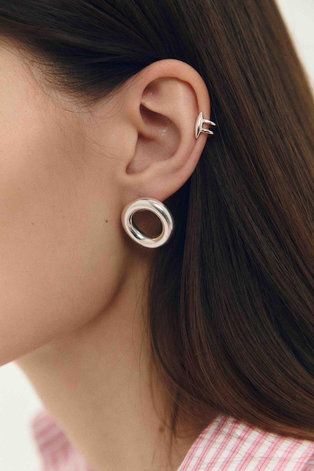 серьги-пусеты Бублики