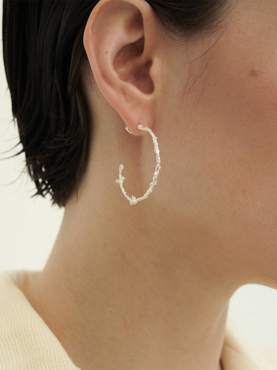 серьги-конго Лиственница