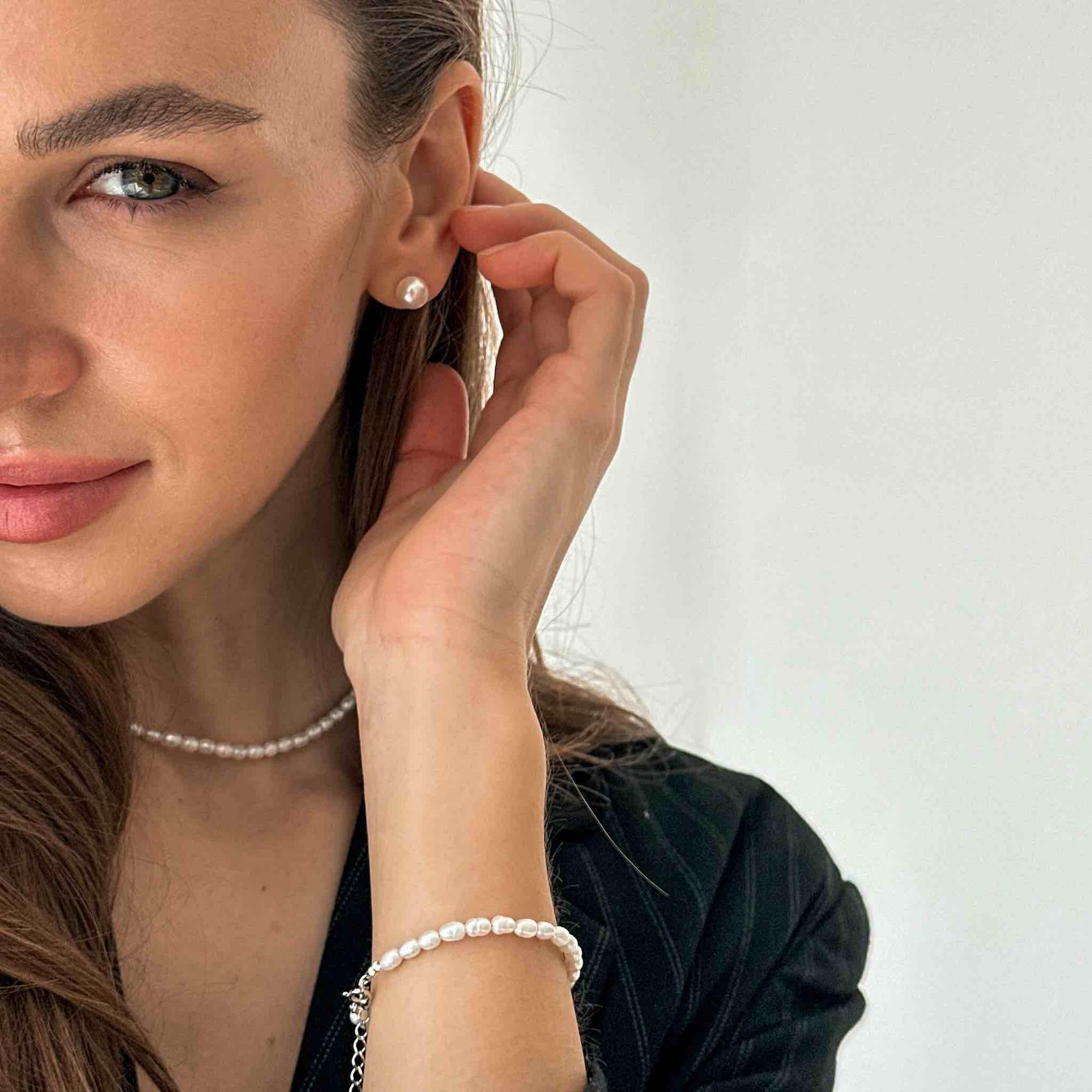 браслет из жемчуга Line