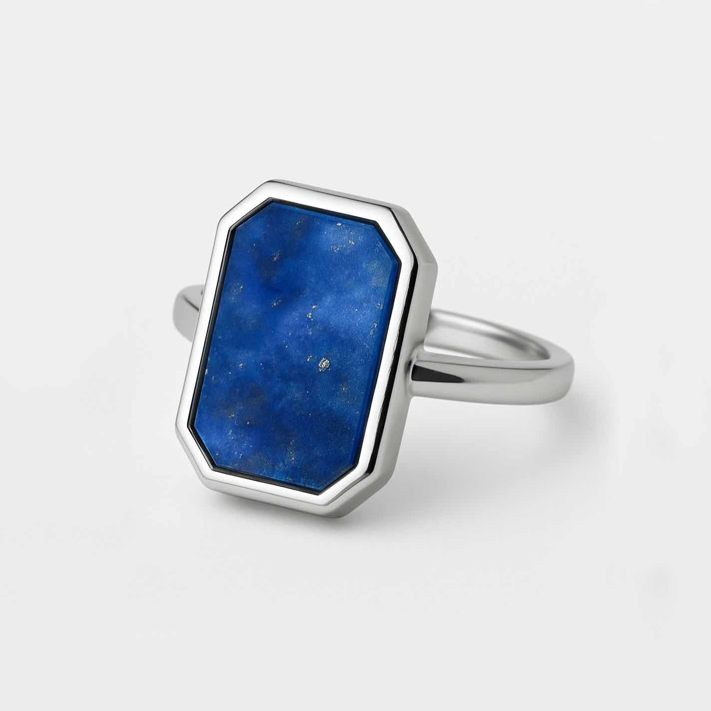 кольцо Rome с лазуритом