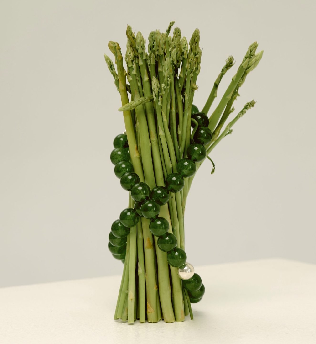 бусы Сны о лете зеленый агат большие