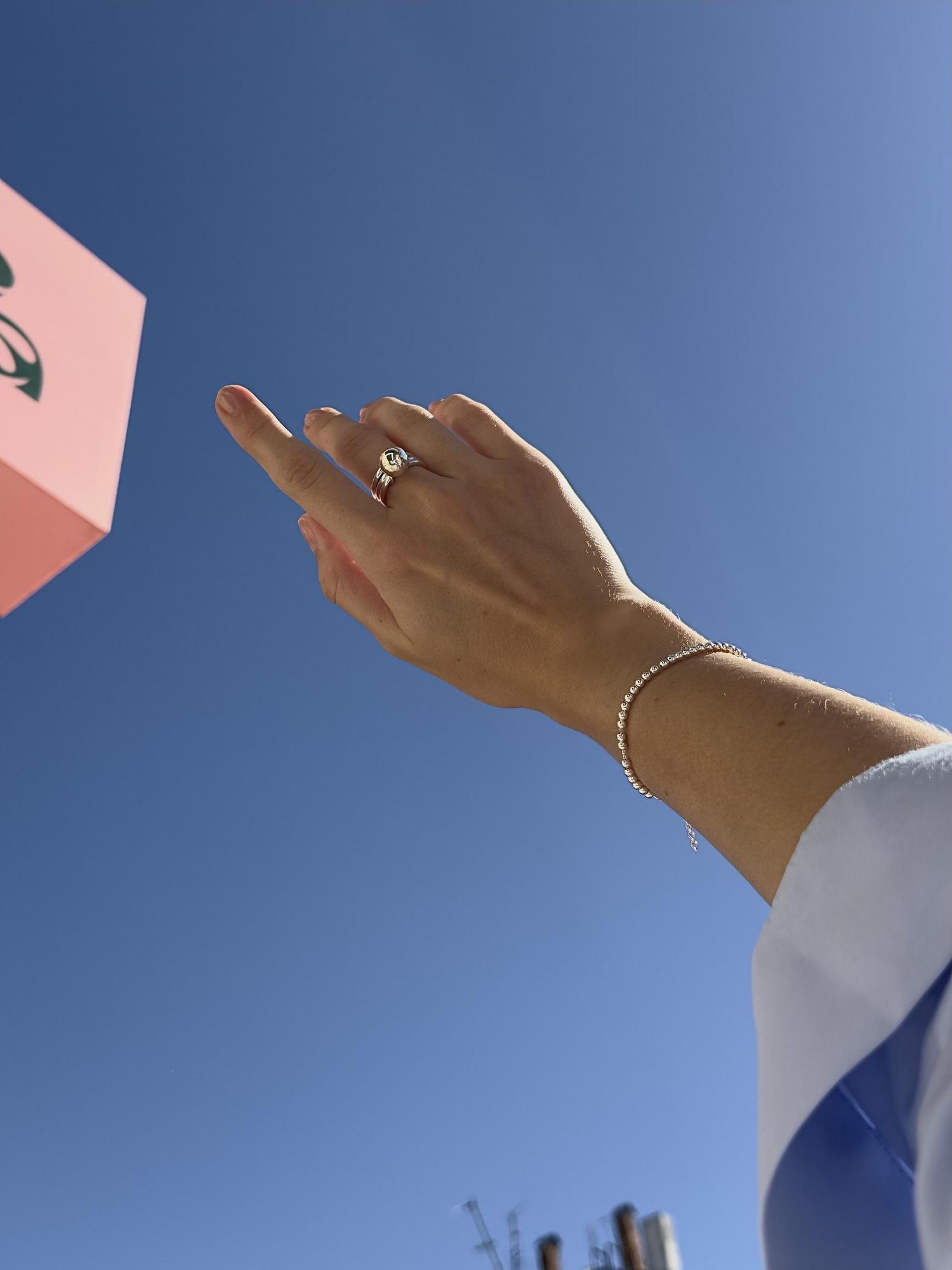 браслет из шариков