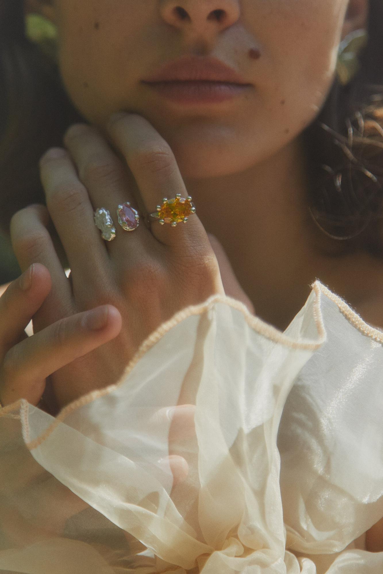 кольцо Нимфеус желтое