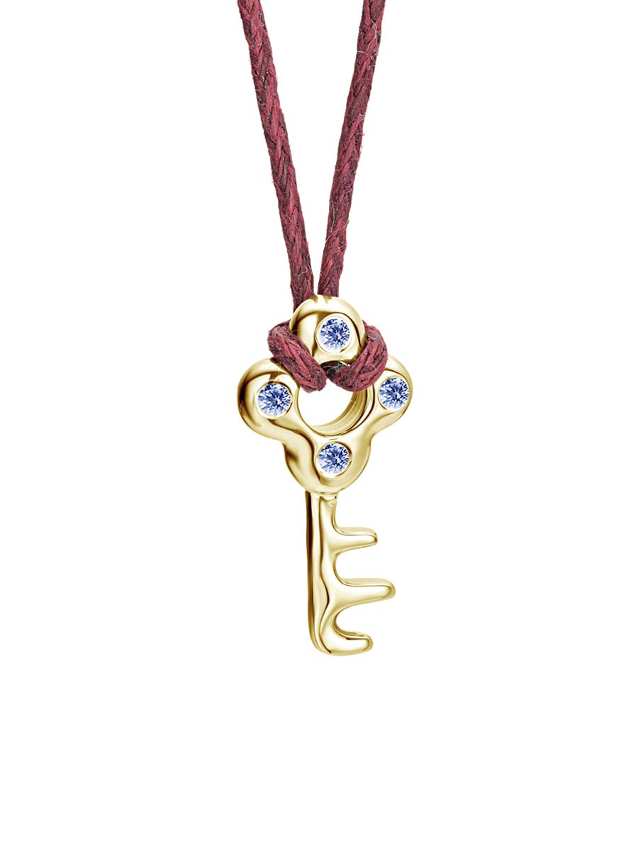 Подвес Ключик позолота