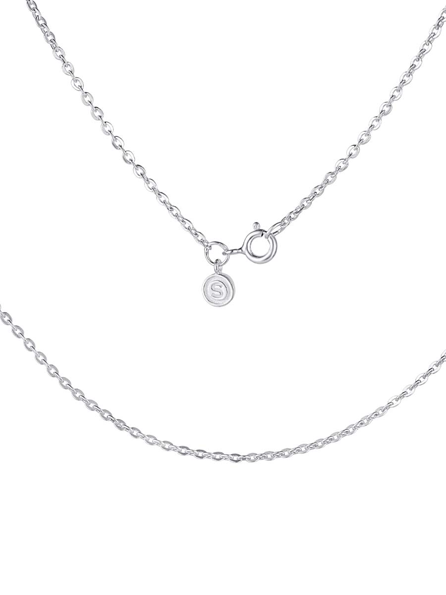 Цепь якорного плетения серебро