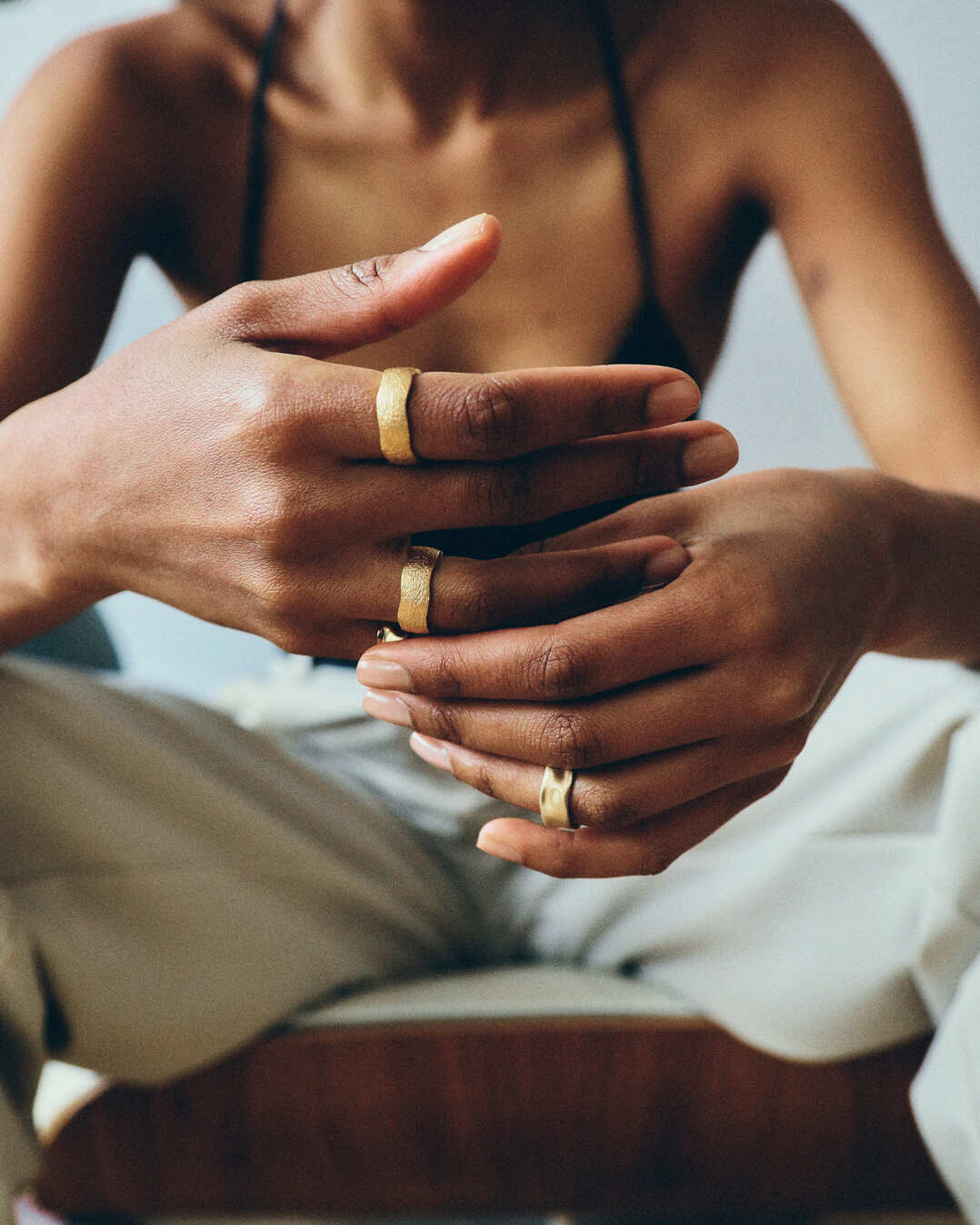 кольцо Foil (фольга) позолота