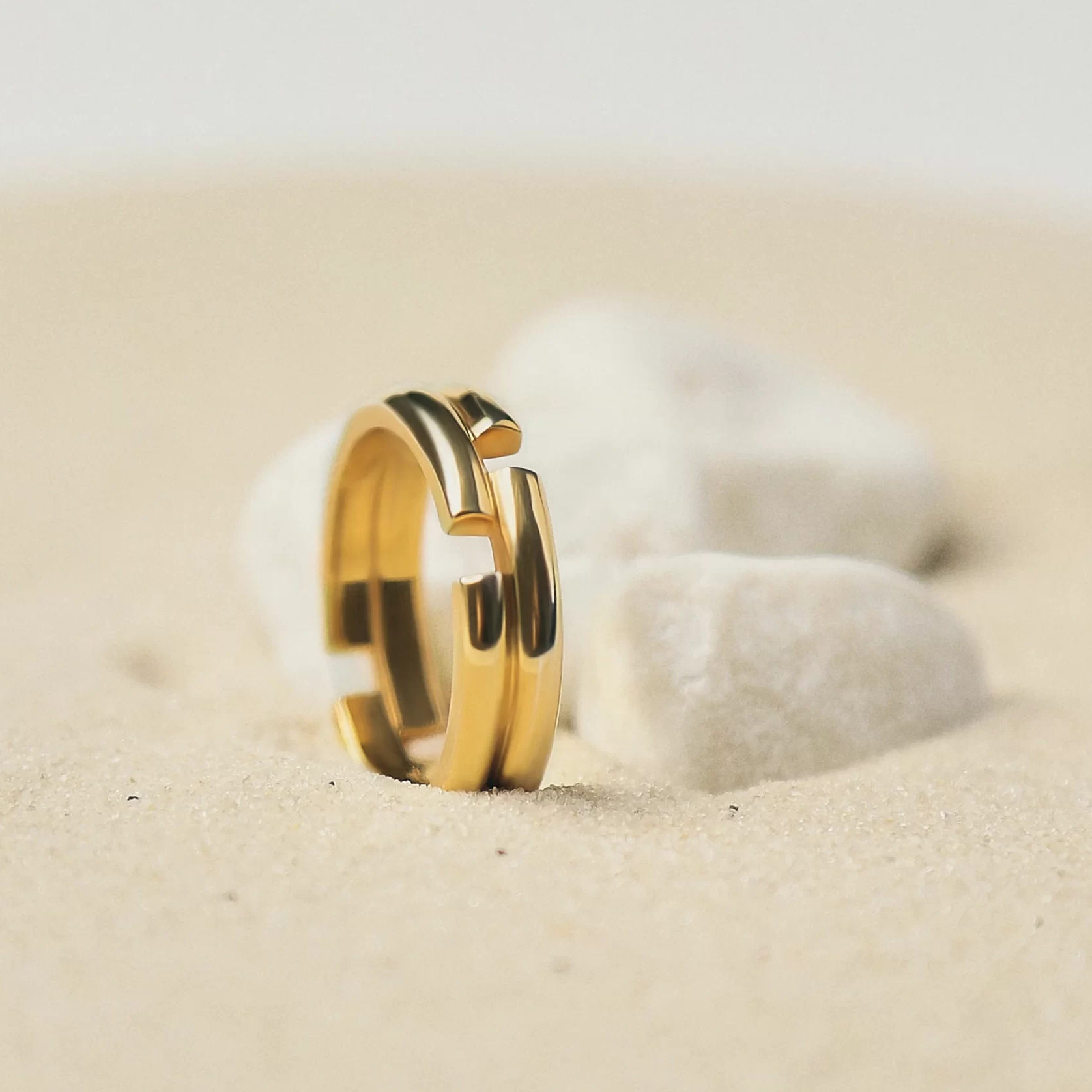 кольцо TUVE (ТУВЕ) позолота