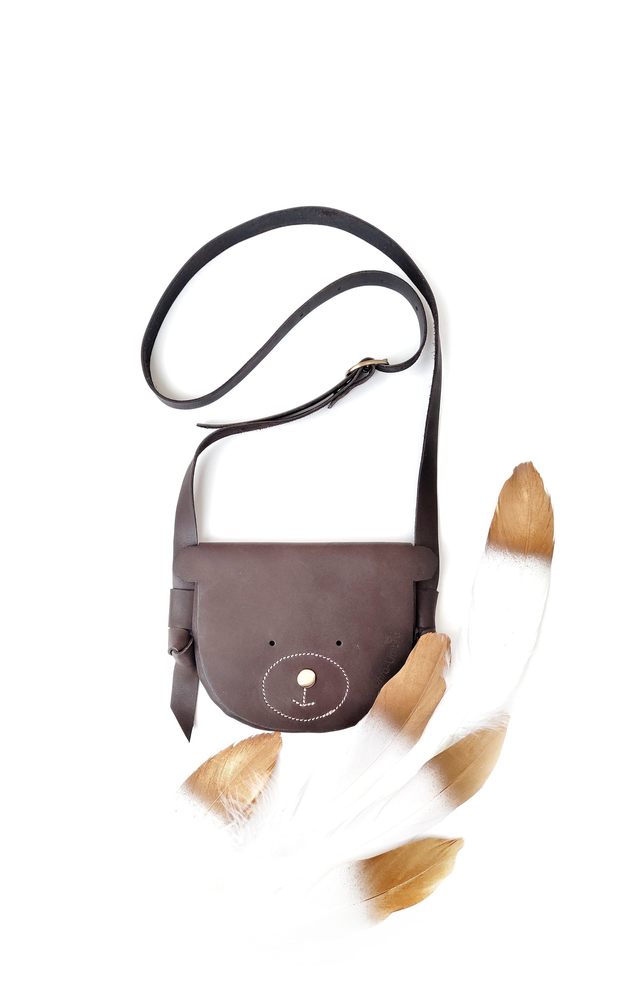 Детская сумка МЕДВЕДИК темный шоколад