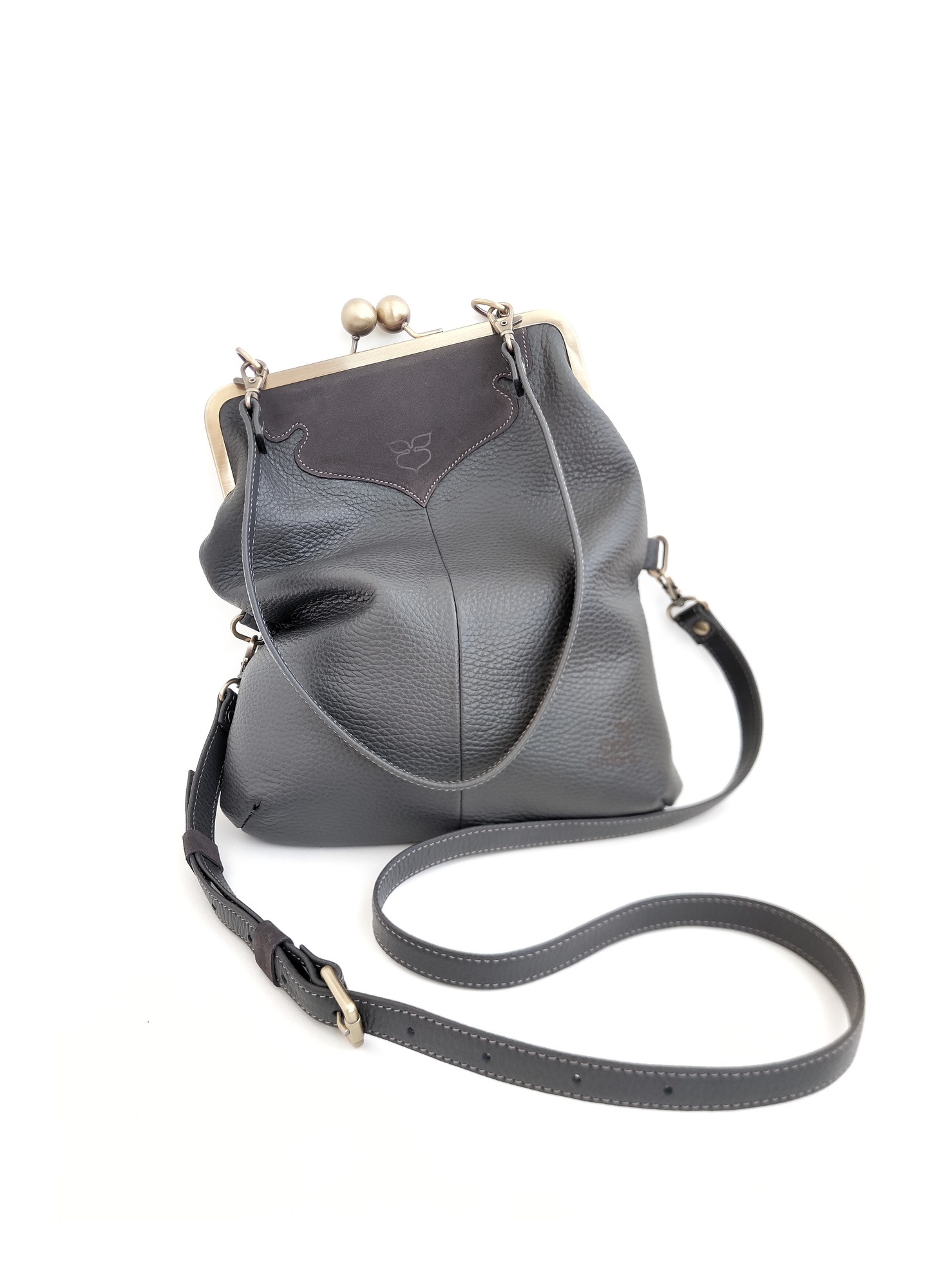 Сумка ДИЖОН угольный + земляной