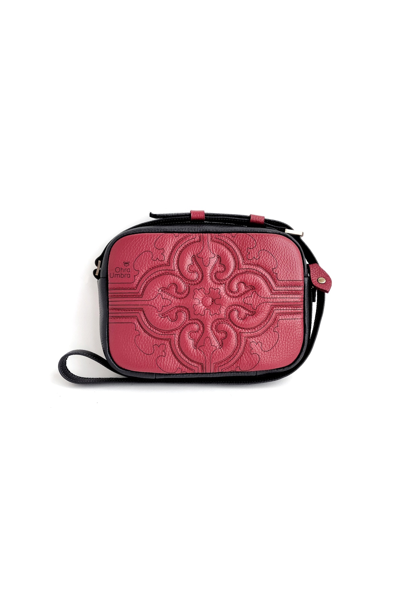 Сумка СЕВИЛЬЯ брусничный + графитный