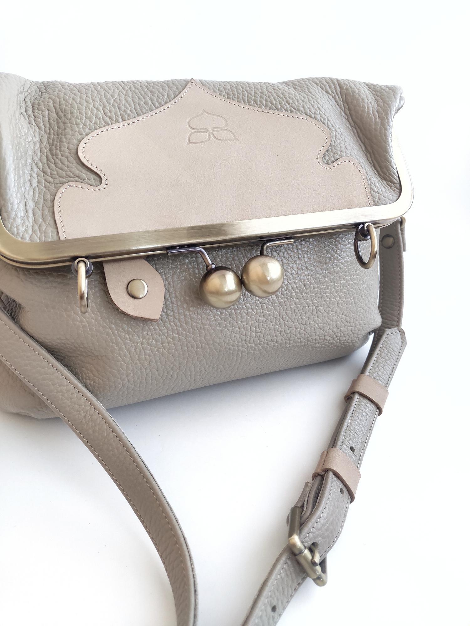 Сумка ДИЖОН лён + тесто