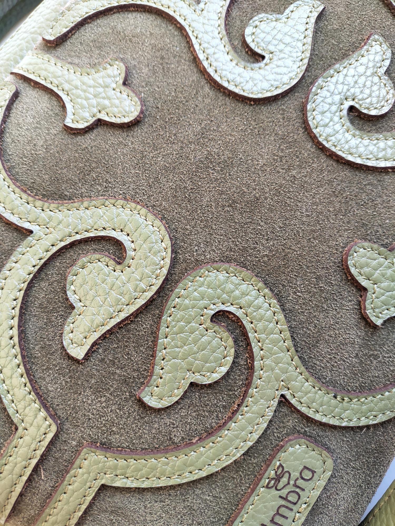 Сумка ТОСКАНА оливка + зелёный мох