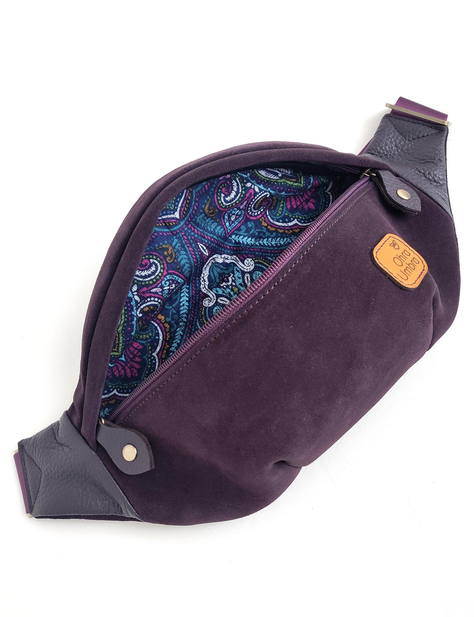 Сумка ЛИССАБОН ежевика + баклажан