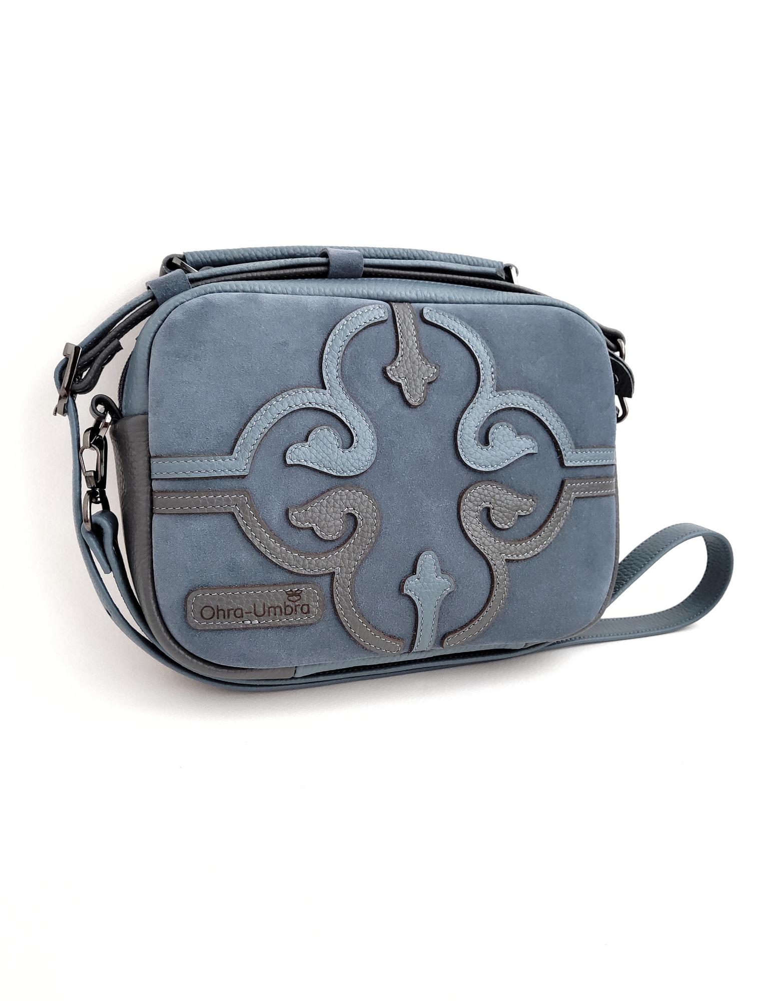 Сумка ТОСКАНА джинсовый + графит