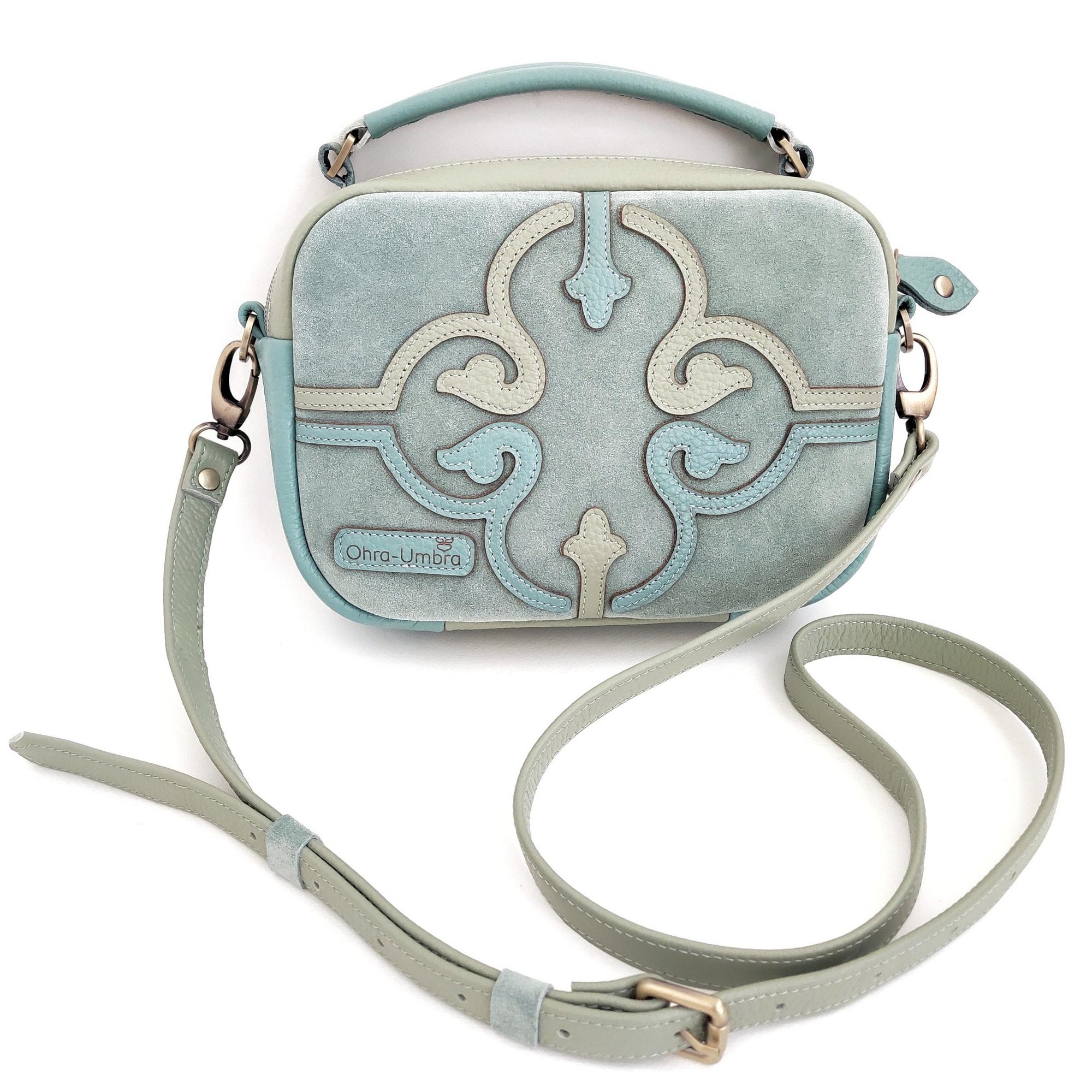 Сумка ТОСКАНА фисташка + пыльная мята