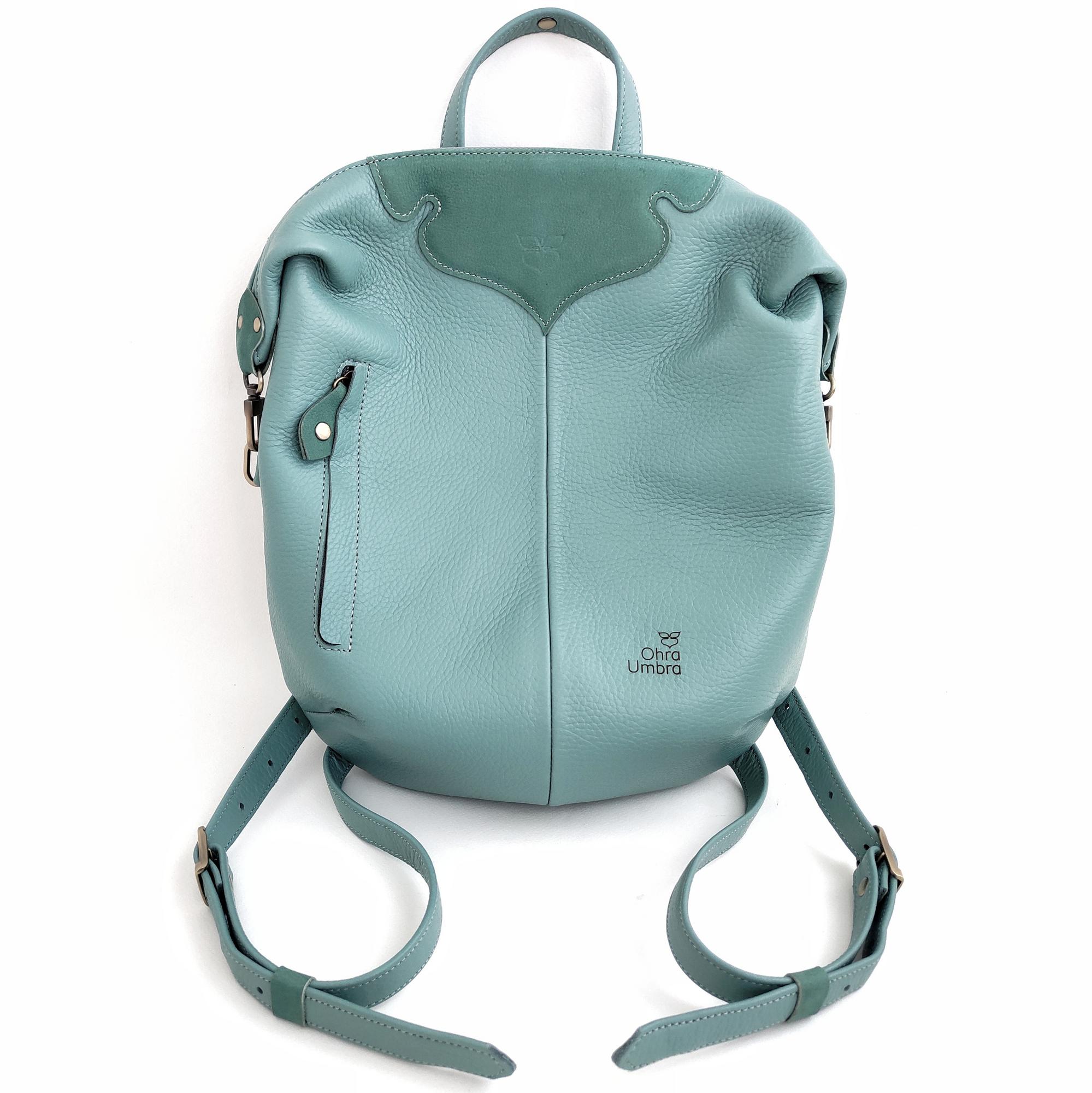 Рюкзак ТУЛОН пыльно-мятный + малахит