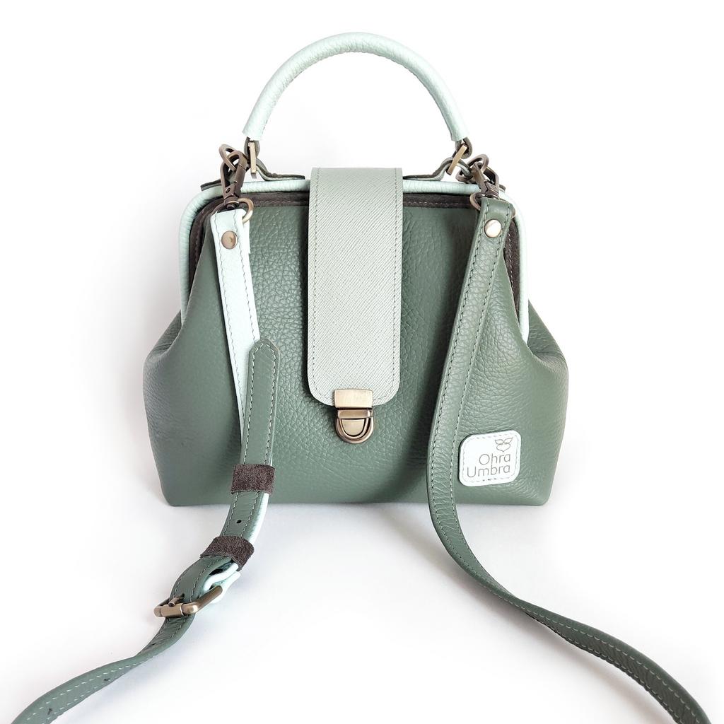 Саквояж ЛИМОЖ нефрит + небесная бирюза + шалфей + болотный