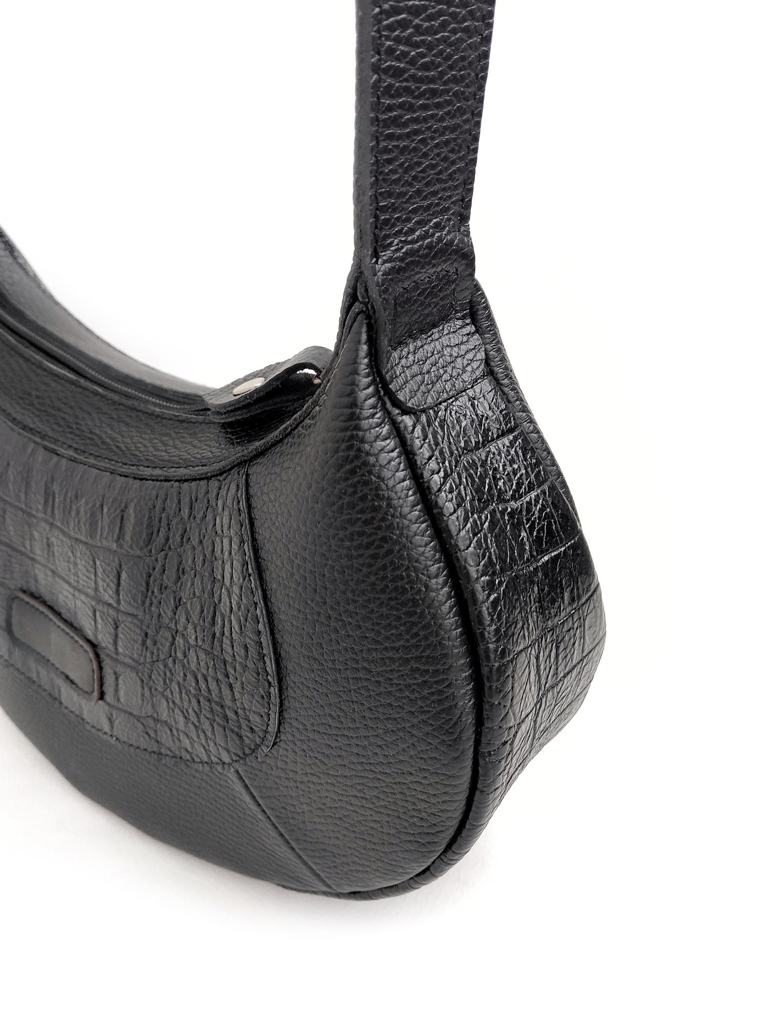 Сумка ИДЗУМИ чёрный + чёрный кроко