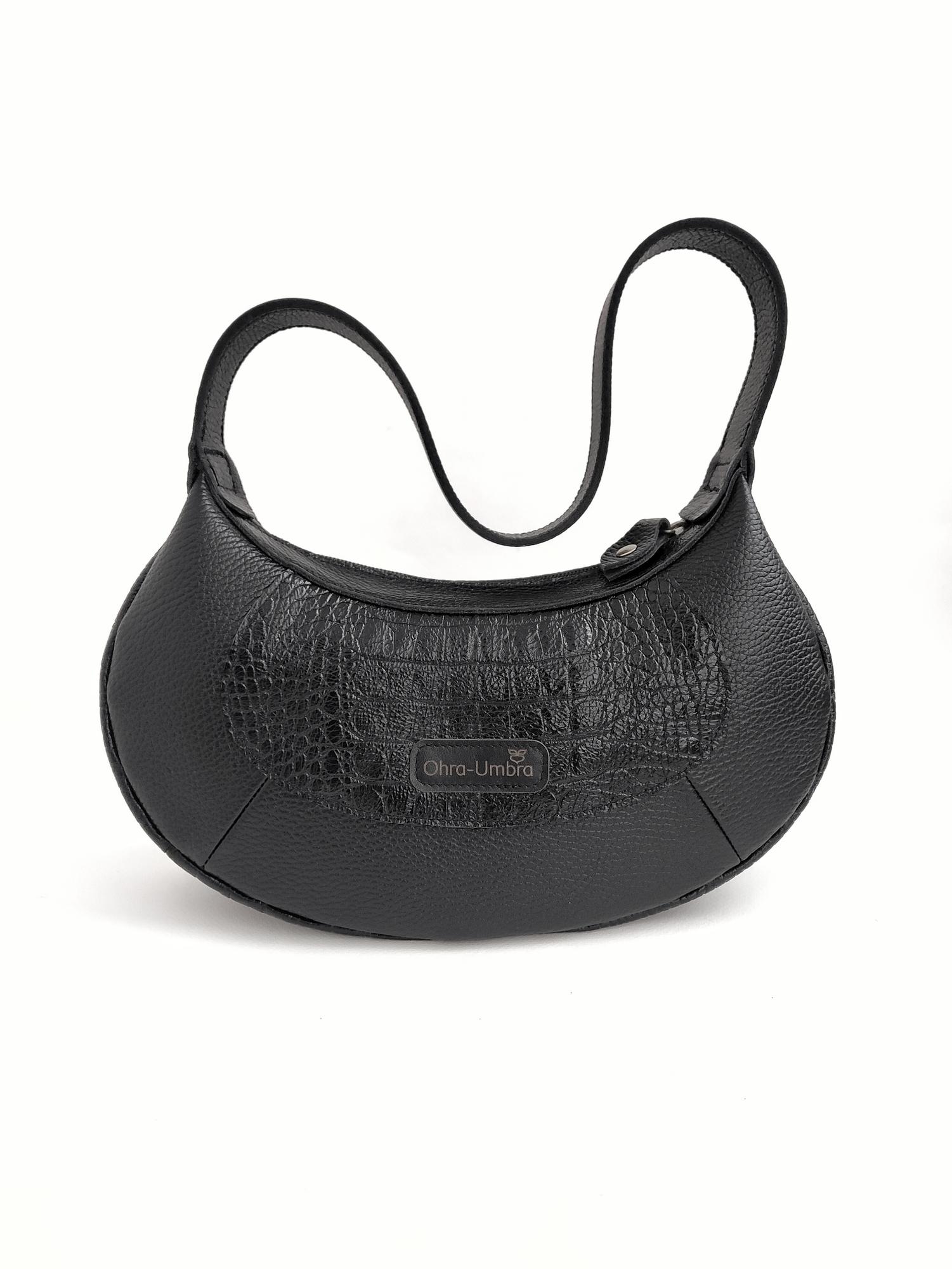 Сумка ИДЗУМИ чёрный + чёрный кроко