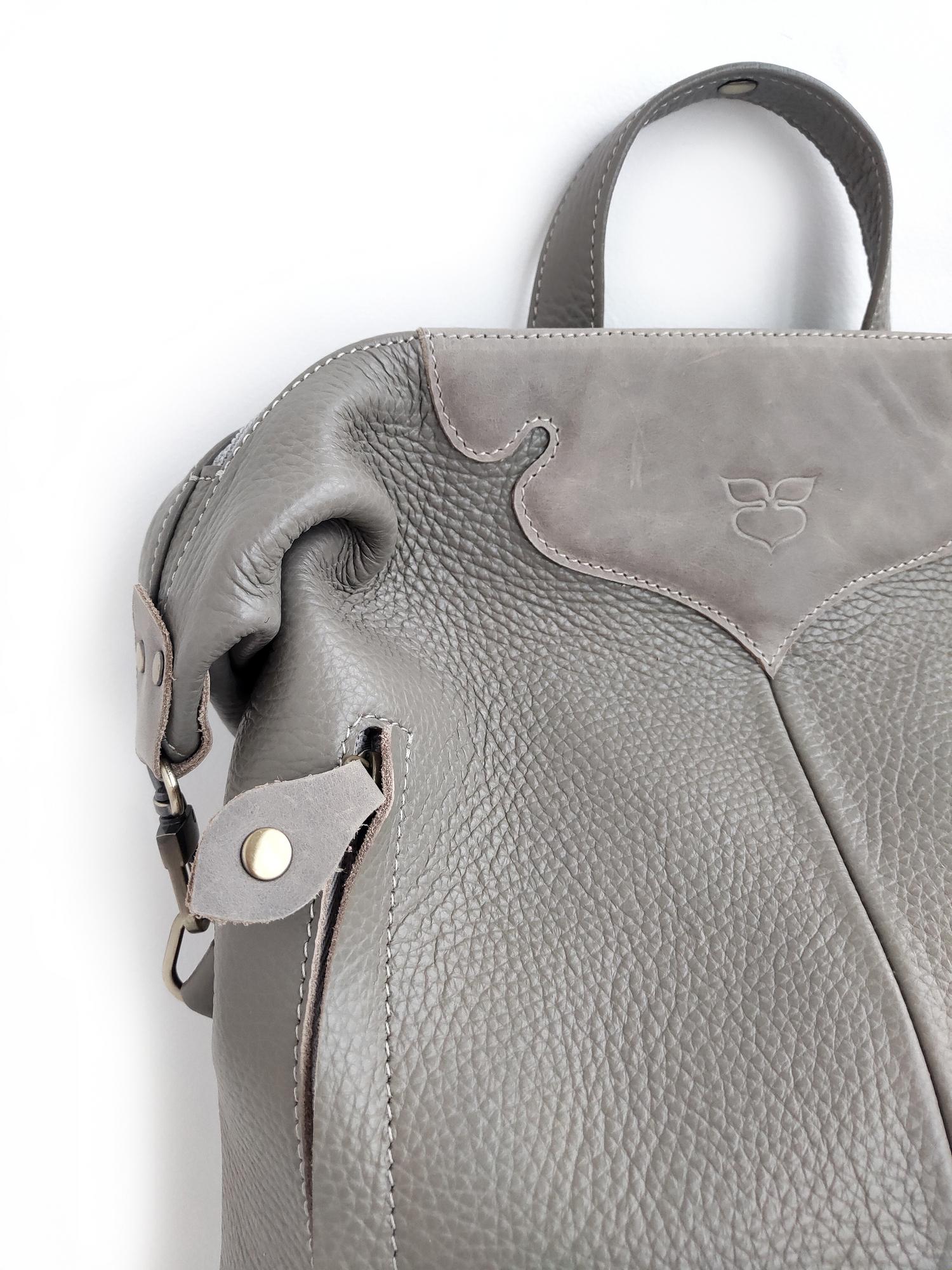 Рюкзак ТУЛОН серый слон + серый мрамор