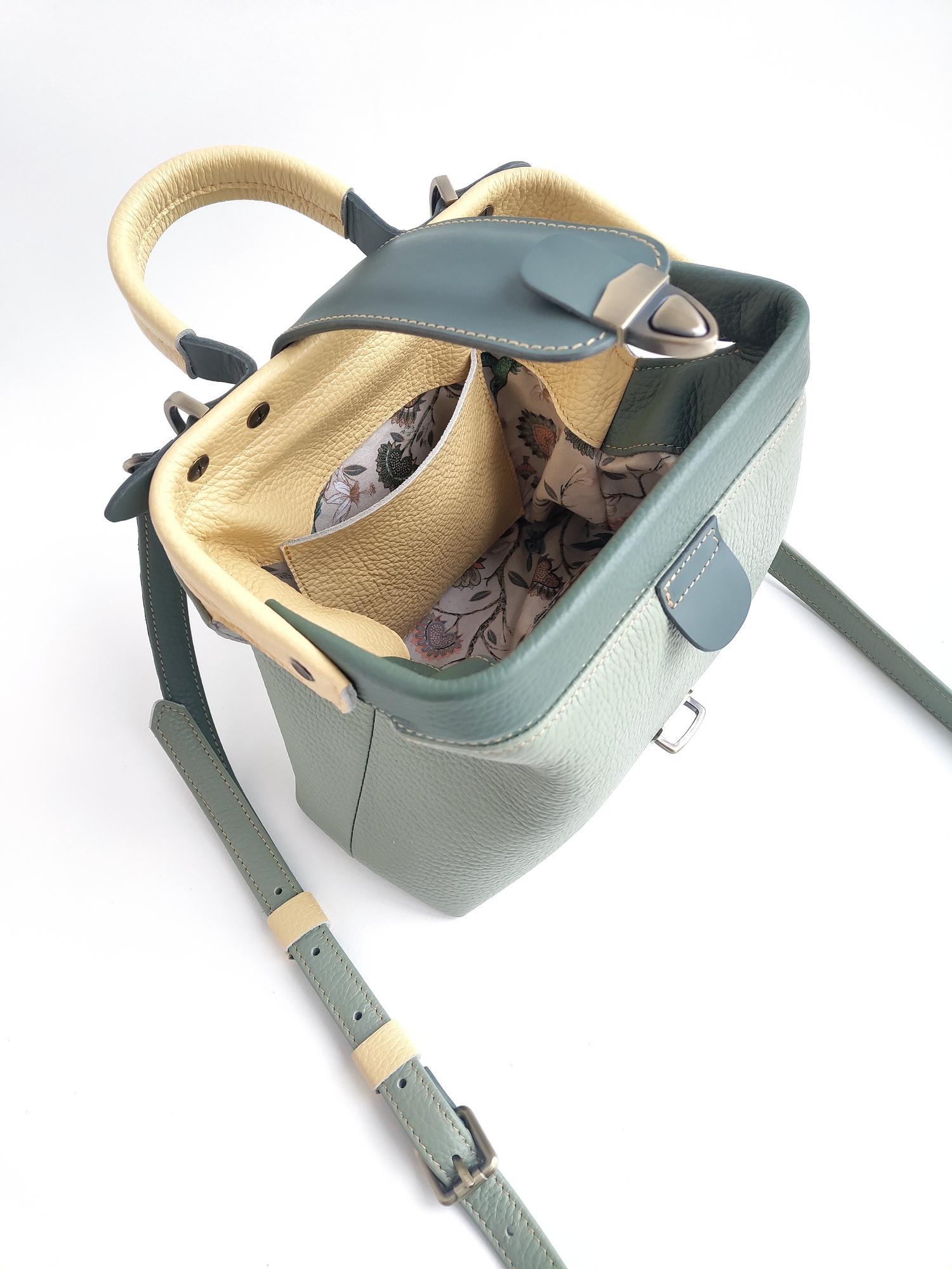 Саквояж ЛИМОЖ фисташка + банан + полынь + нефрит