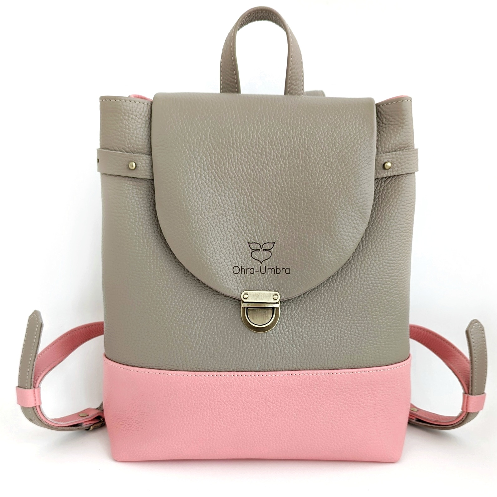 Рюкзак ОРЛАНДО лён + роза