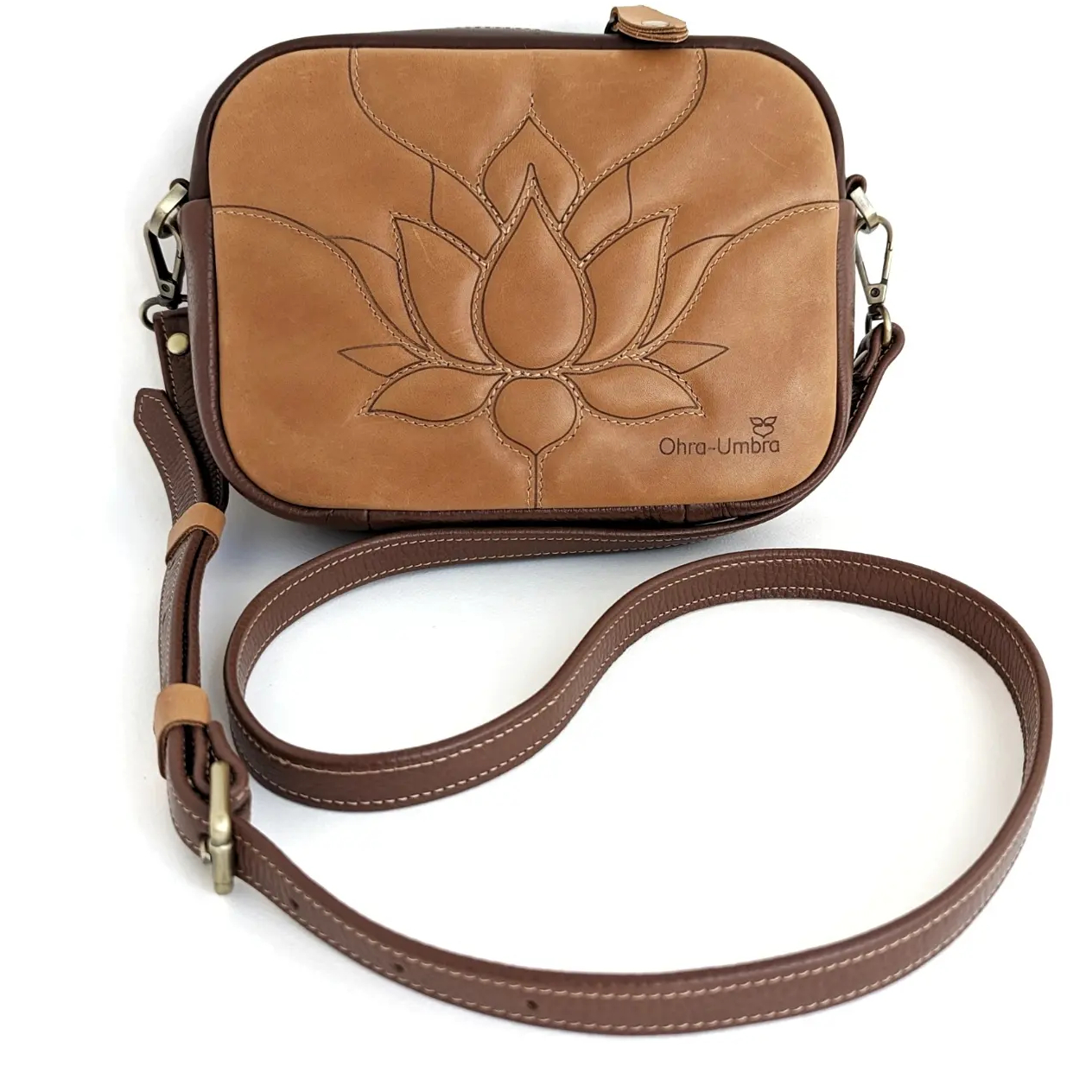 Сумка СИНГАПУР карамель + лесной орех + шоколад