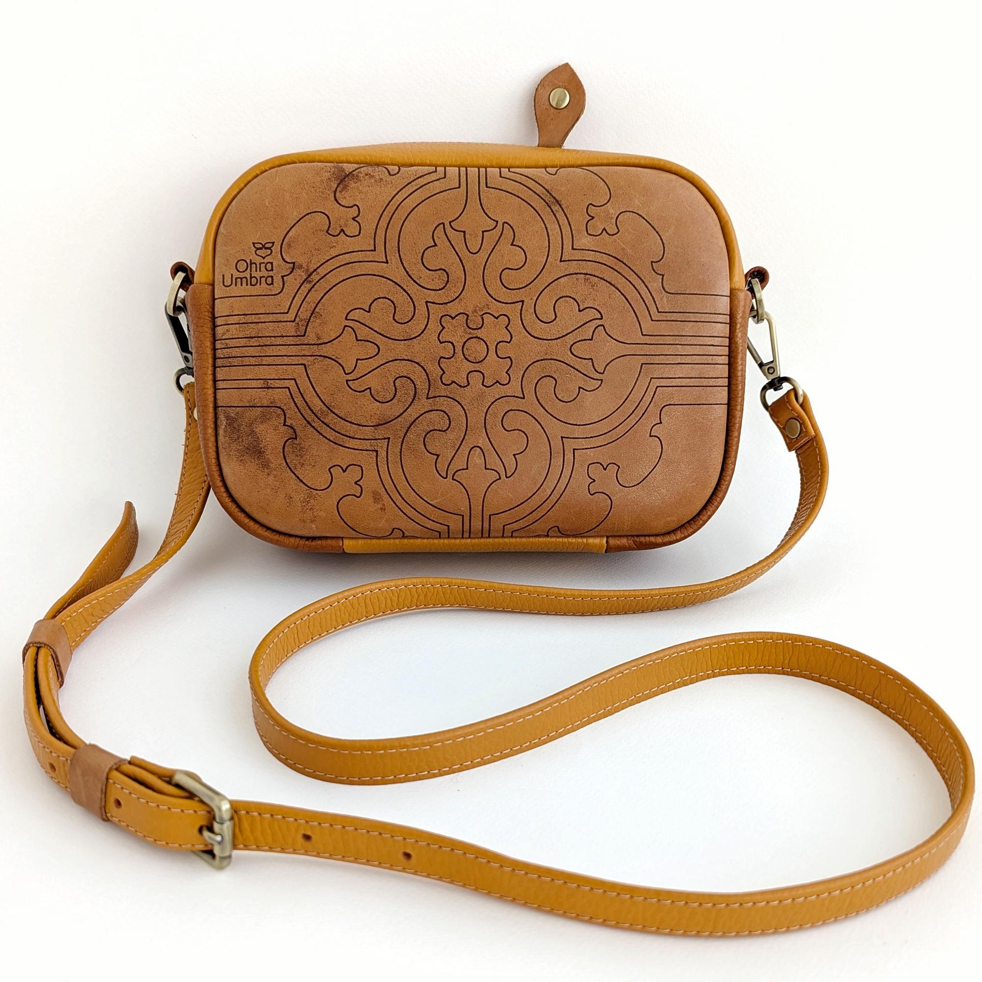 Сумка СЕВИЛЬЯ карамель + тыква + медь