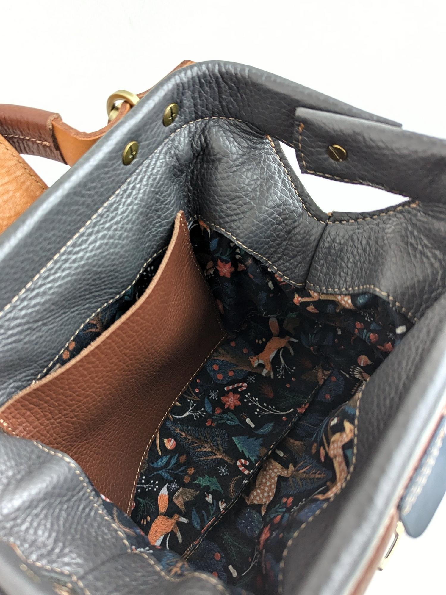 Саквояж ЛИМОЖ лесной орех + графит + карамель + черника